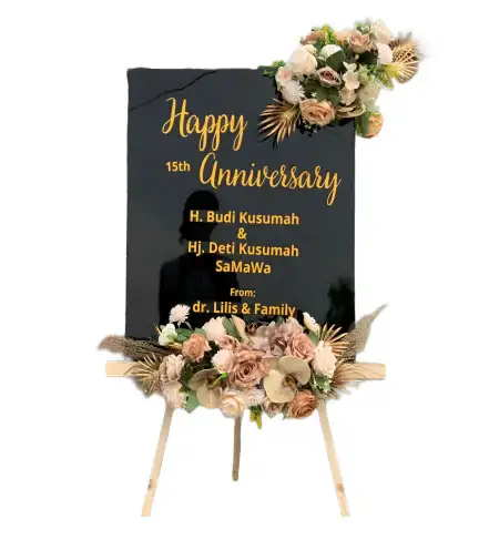 Papan Bunga Akrilik Wuled
