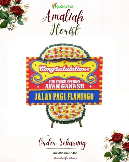 Sewa Papan Bunga Wuled